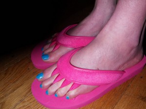 Designed to keep your pedicure intact on the way home.