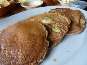 Cinnamon: the secret ingredient in Rancho's multigrain banana pancakes.