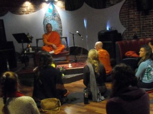 Swami Chetanandana is guru-positive.