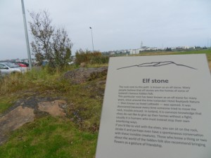Reykjavik Hotel Natura elf stone