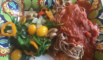 Adzuki bean spaghetti by Explore Cuisine