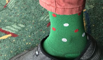 Lily Trotters Christmas socks