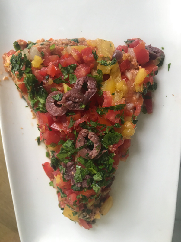 vegan Kingston raw pizza