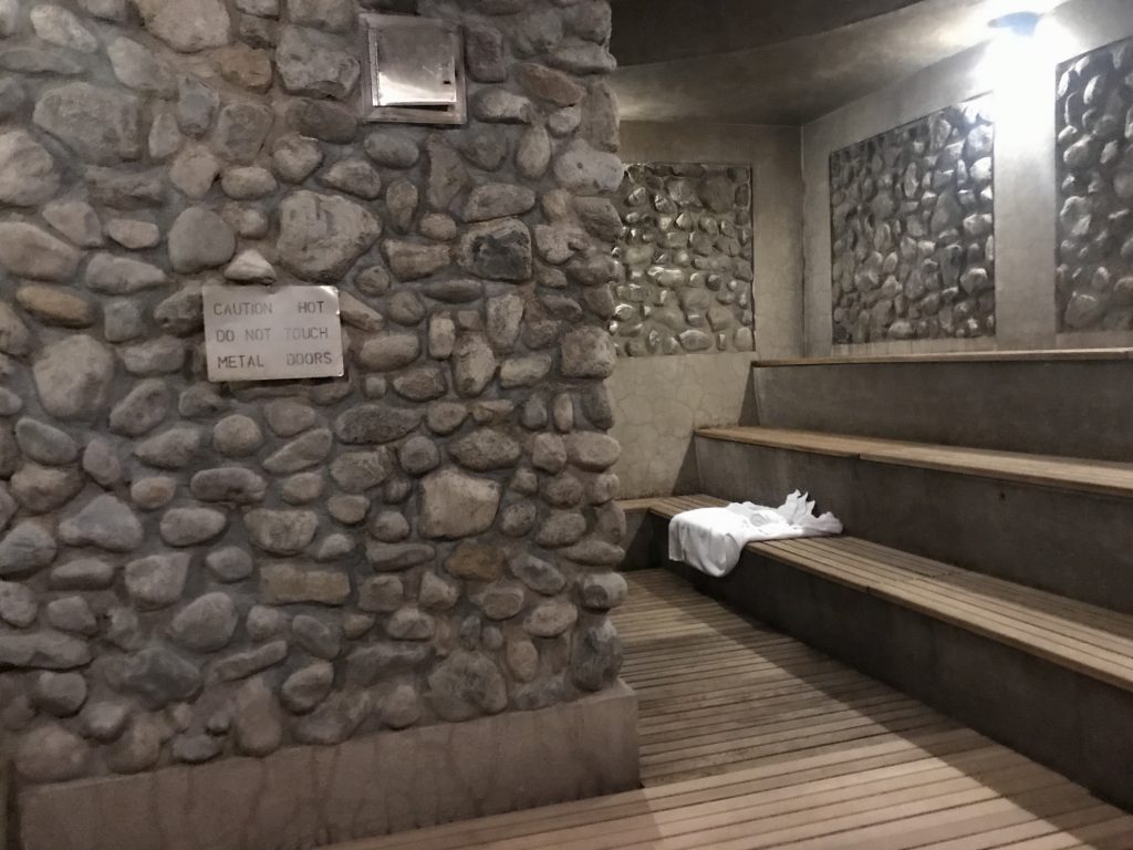 Great Jones Spa sauna