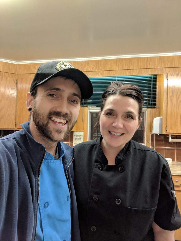 Joey Matheson and Amy Lane, vegan chefs
