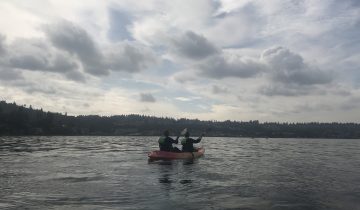kayaking Washington in Puget Sound