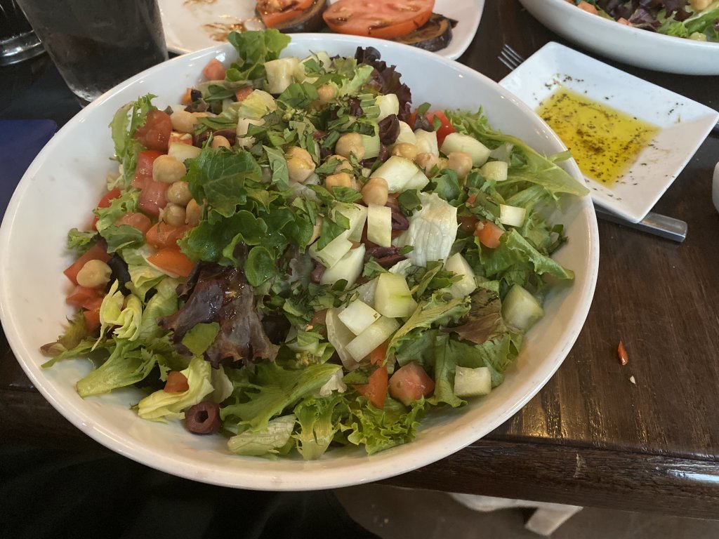 Mediterranean salad at Tuscan Grill