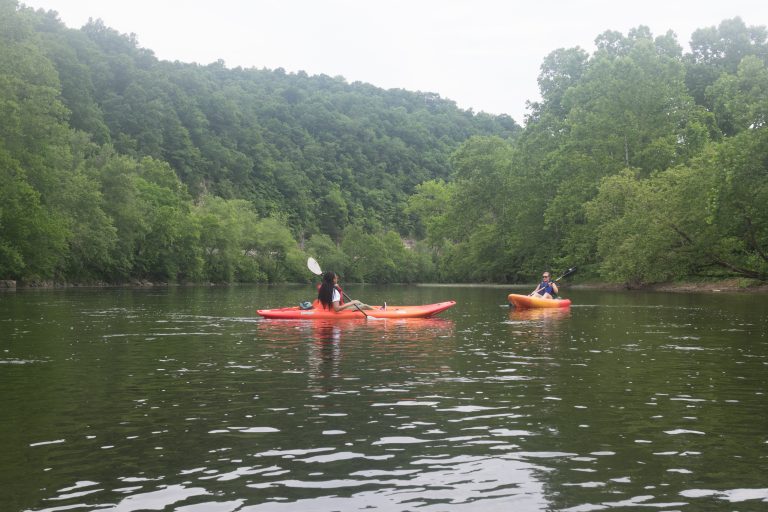 Kayaking on the James River with Twin River Outfitters - Veg Travel and ...